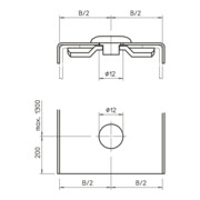 OBO Bettermann Fermeture à loquet tournant pour regard AZDR 50 FT-4