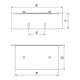 OBO Bettermann Gegenplatte BSKM-GW 1025 100 x 250mm
