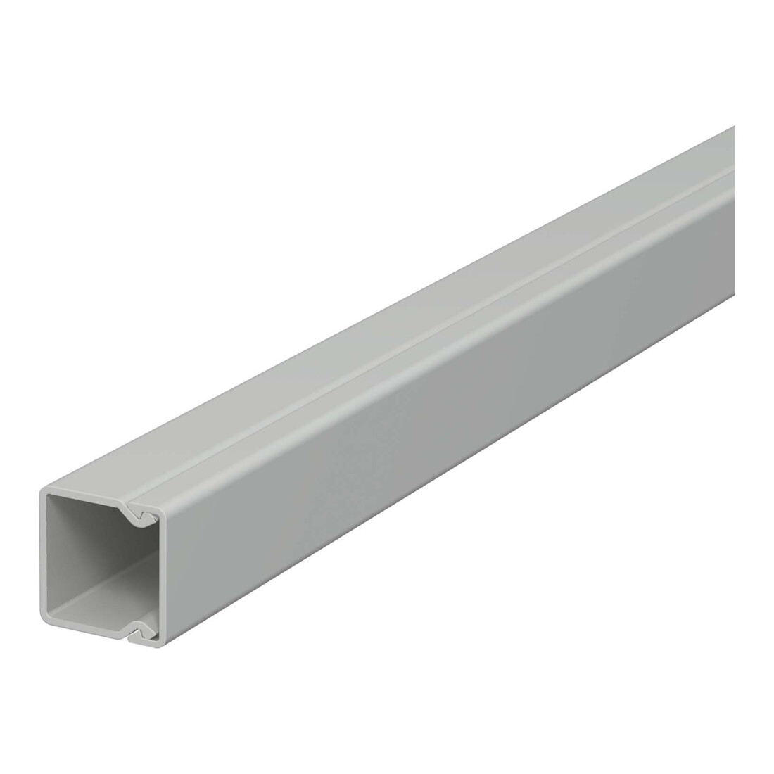 OBO Bettermann Goulotte murale et plafond 20 × 20 × 2000 PVC gris WDK20020GR
