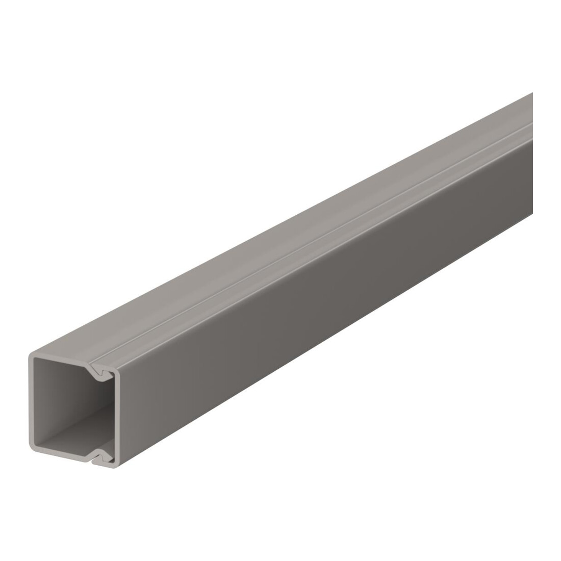 OBO Bettermann Goulotte murale et plafond 20 × 20 × 2000 PVC gris WDK20020GR