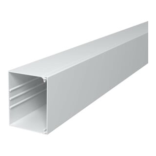 OBO Bettermann Goulotte murale et plafond sans couvercle 100 × 130 mm, PVC WDK100130RW