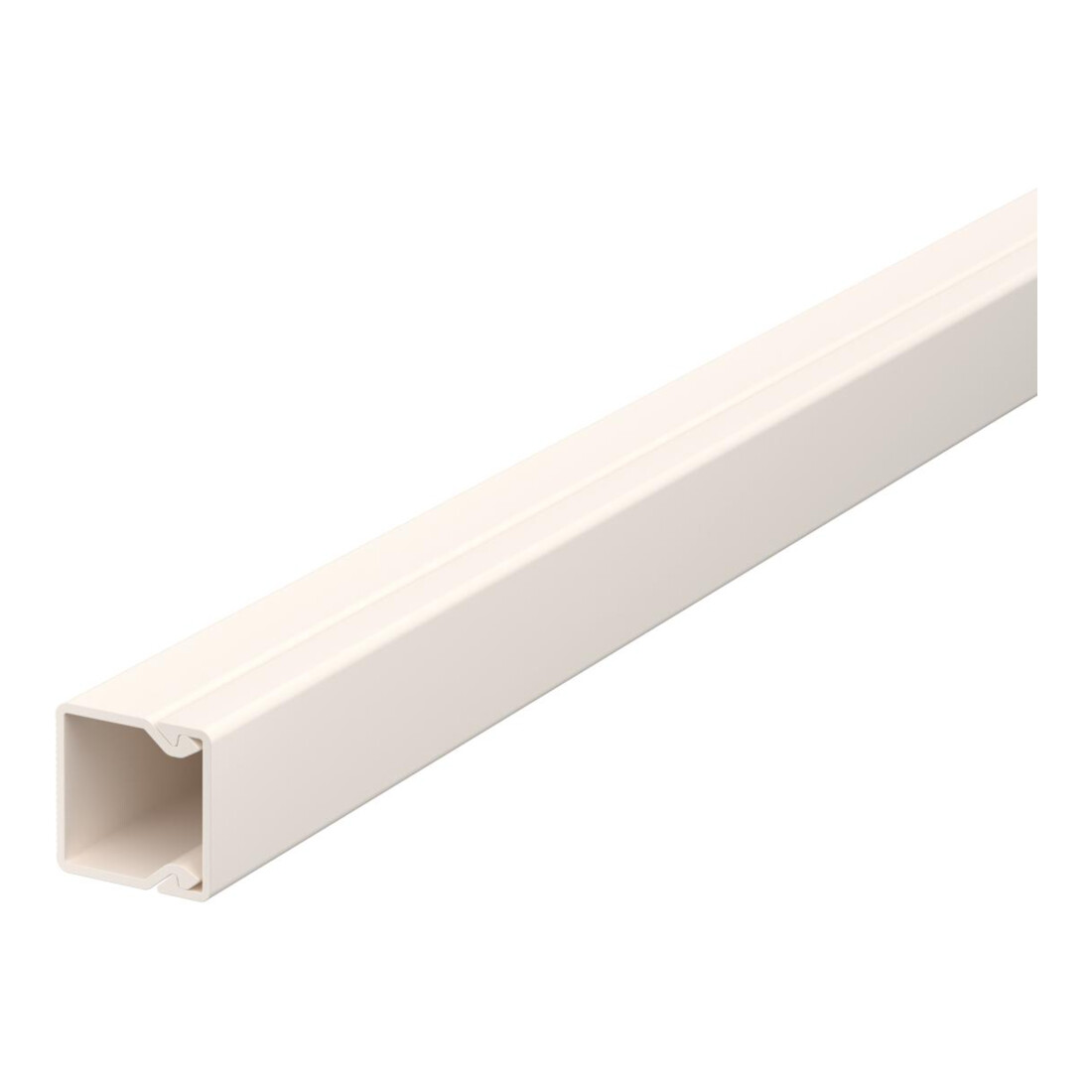 OBO Bettermann Goulotte murale et plafond sans couvercle 15 × 15 mm, PVC WDK15015CW