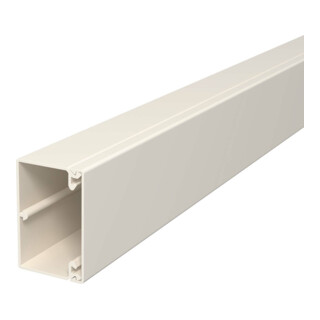 OBO Bettermann Goulotte murale et plafond sans couvercle 40×60 mm, PVC WDK40060CW