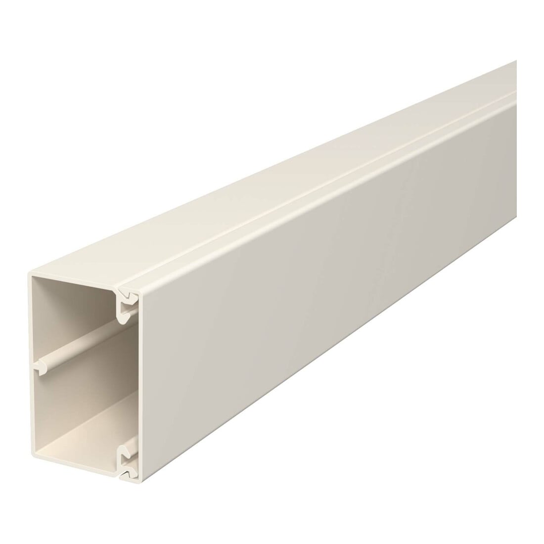 OBO Bettermann Goulotte murale et plafond sans couvercle 40×60 mm, PVC WDK40060CW