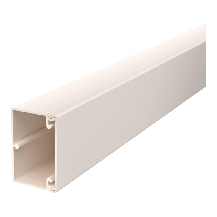 OBO Bettermann Goulotte murale et plafond sans couvercle 40×60 mm, PVC WDK40060CW