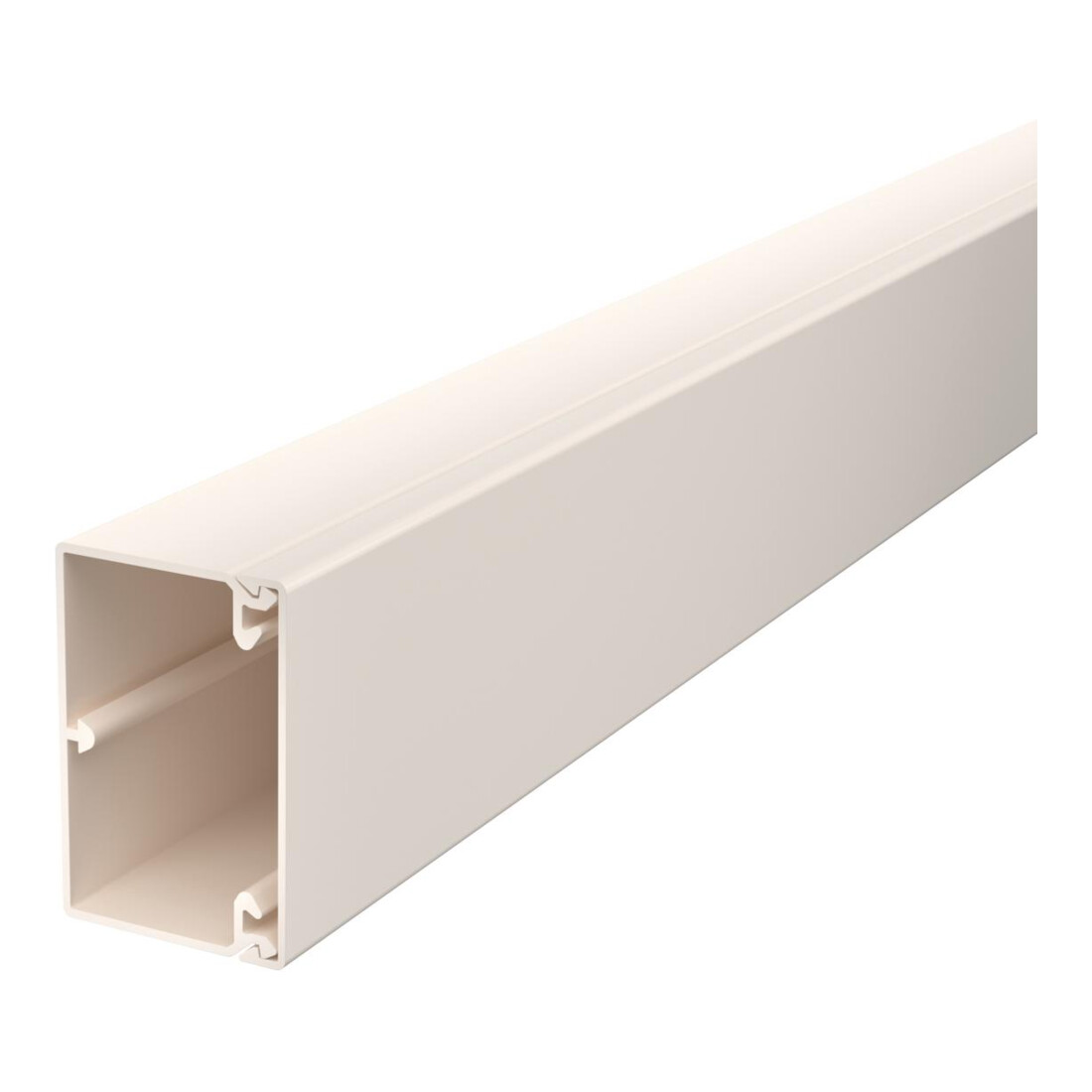 OBO Bettermann Goulotte murale et plafond sans couvercle 40×60 mm, PVC WDK40060CW
