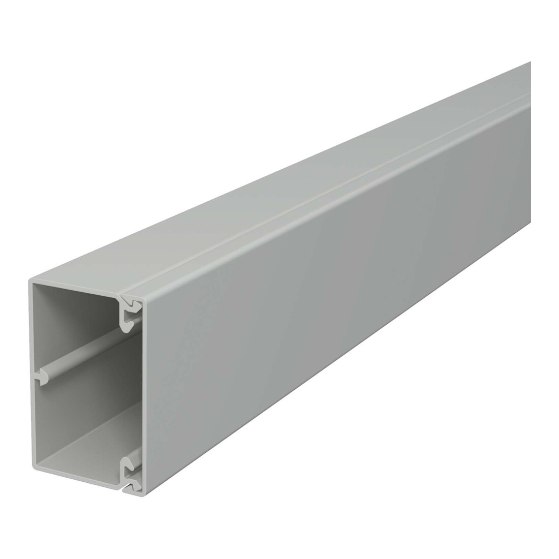 OBO Bettermann Goulotte murale et plafond sans couvercle 40×60 mm, PVC WDK40060GR
