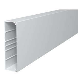 OBO Bettermann Goulotte murale et plafond sans couvercle 60 × 210 mm, PVC WDK60210RW