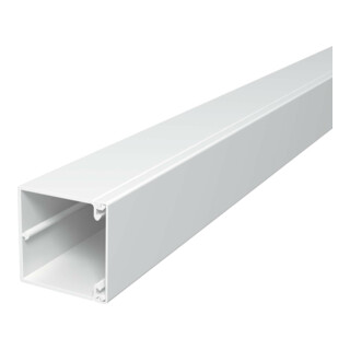 OBO Bettermann Goulotte murale et plafond sans couvercle 60 × 60 mm, PVC WDK60060LGR