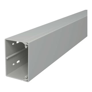 OBO Bettermann Goulotte murale et plafond sans couvercle 60 × 90 mm, PVC WDK60090GR
