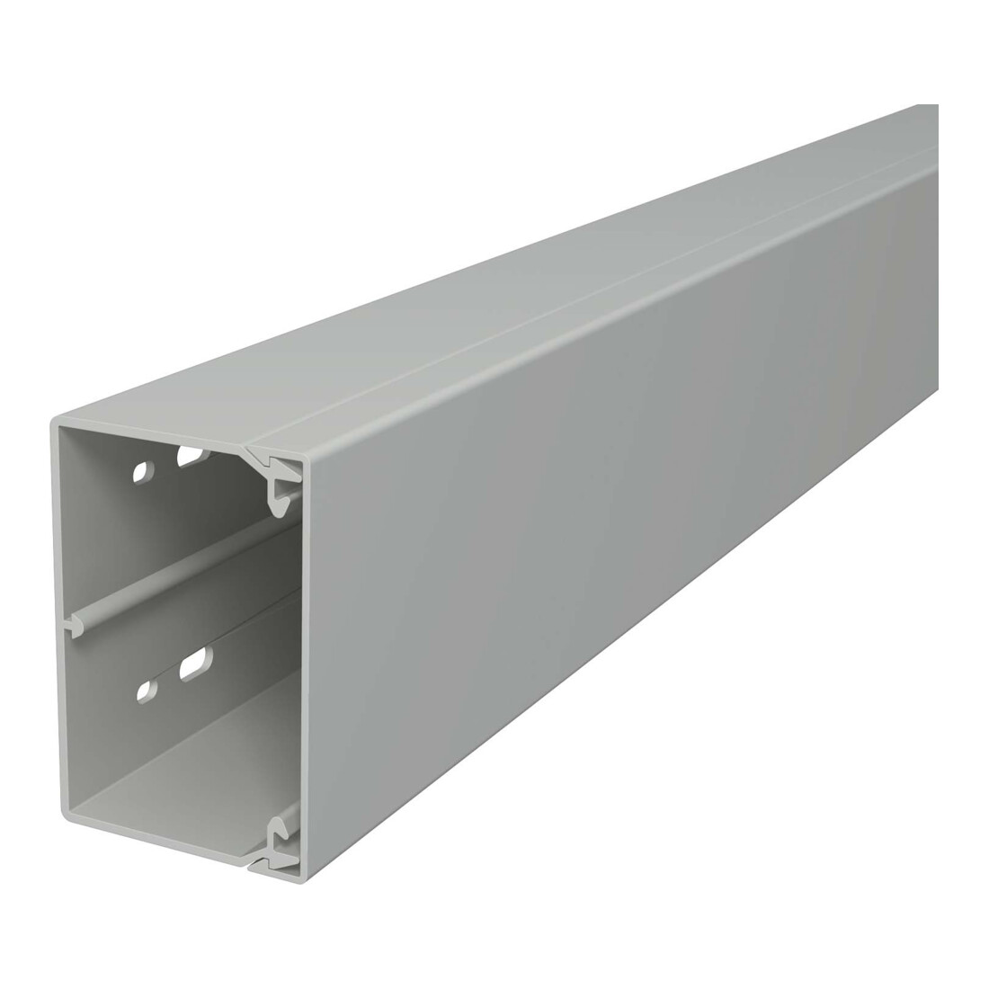 OBO Bettermann Goulotte murale et plafond sans couvercle 60 × 90 mm, PVC WDK60090GR