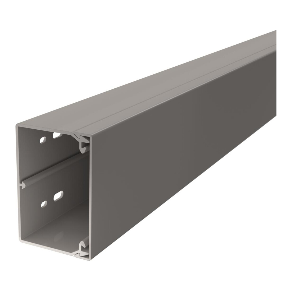 OBO Bettermann Goulotte murale et plafond sans couvercle 60 × 90 mm, PVC WDK60090GR