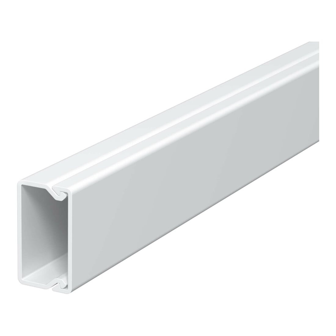 OBO Bettermann Goulotte murale/plafond sans halogène, blanc pur WDKH-15030RW