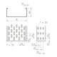 OBO Bettermann Goulotte pour câbles 85 × 100 mm MKS 810 FS