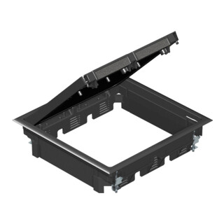 OBO Bettermann Insert d’appareil GES9 10U graphite noir PA