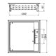 OBO Bettermann Insert d’appareil pour montage universel GES9-3B U 9011