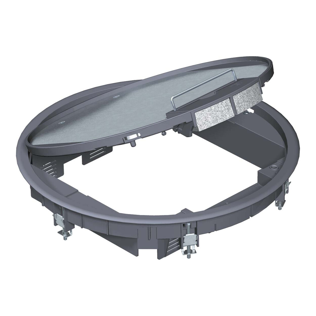 OBO Bettermann Insert d'appareil pour montage universel GESR9 U 9011