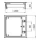 OBO Bettermann Insert d'appareil Vertr gr GES4-2U10T 7011