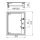 OBO Bettermann Insert d'appareil Vertr gsw GES6-2U10T 9011