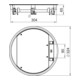 OBO Bettermann Insert d'appareillage gr GESR9-2U12T 7011