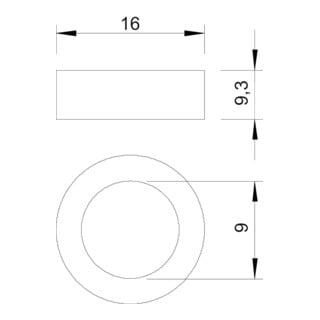 OBO Bettermann Insert de réduction d’étanchéité 107CR VM 20