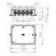 OBO Bettermann Kabelabzweigkasten 125 x 100 x 38mm A 18