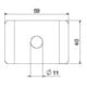 OBO Bettermann Klemmstück GKS 50 11 A4 M10 60 x 40 VA 1.440