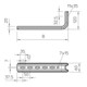 OBO Bettermann Manche/bras de support Vertr TP 345 mm TPSA 345 FS