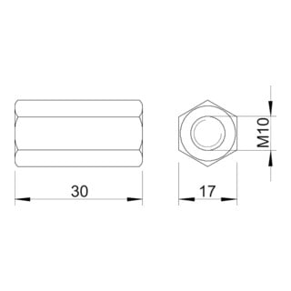 OBO Bettermann Manchon de connexion Vertr CSTR M10 G