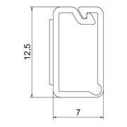 OBO Bettermann Mini-canalisation Vertr WDKMD7RW-5