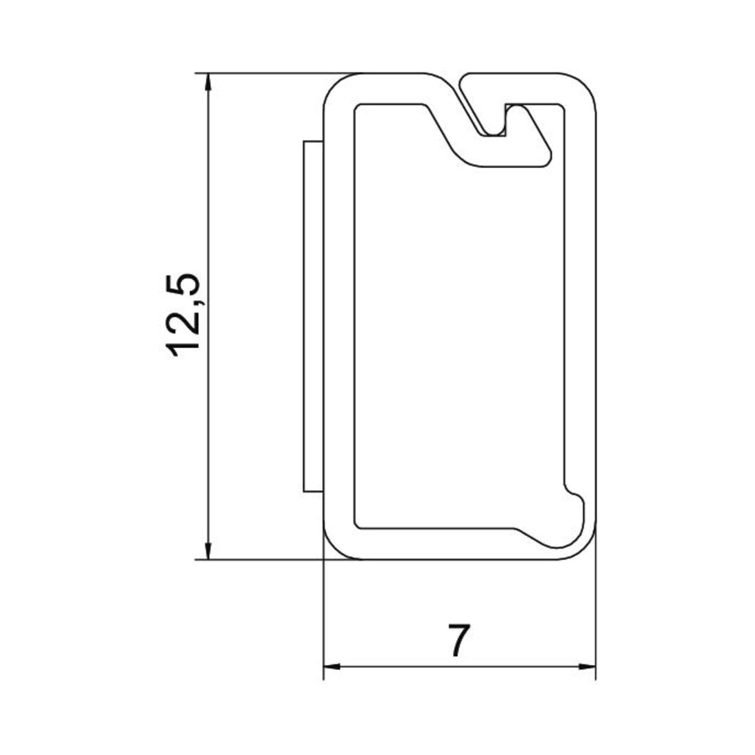 OBO Bettermann Mini-canalisation Vertr WDKMD7RW