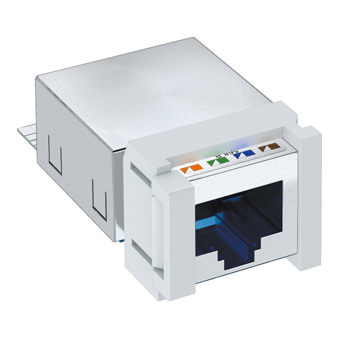 OBO Bettermann Module de connexion CAT 6 Snap-In ASM-C6 GS