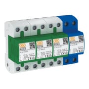 OBO Bettermann Parafoudre de courant d’éclair Set pour réseaux TT et TNS MCD 50-B 3+1-1