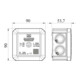 OBO Bettermann Parafoudre de protection TD-2D-V