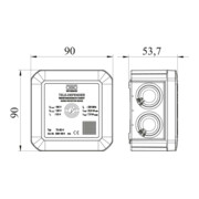 OBO Bettermann Parafoudre de protection TD-2D-V-3
