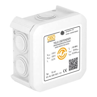 OBO Bettermann Parafoudre TD-4/I blanc