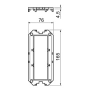 OBO Bettermann Plaque de couverture pour UT3, 3 modules 45 UT3 P3-4