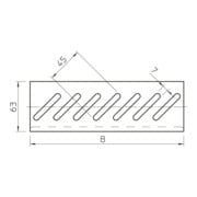 OBO Bettermann Plaque de finition de sol Vertr BEB 400 FS-3