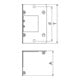 OBO Bettermann Plaque de fixation intérieure angle 100 × 250 mm BSKM-GI 1025