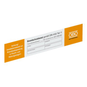 OBO Bettermann Plaque de marquage pour systèmes de canaux KS-K DE-1