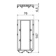 OBO Bettermann Plaque de recouvrement pour UT4, 3 modules 45 UT4 P3