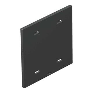 OBO Bettermann Plaque de recouvrement sans motif de trous T4L/T8NL T8NL P01 9011