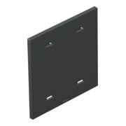 OBO Bettermann Plaque de recouvrement sans motif de trous T4L/T8NL T8NL P01 9011-1