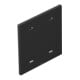 OBO Bettermann Plaque de recouvrement sans motif de trous T4L/T8NL T8NL P01 9011