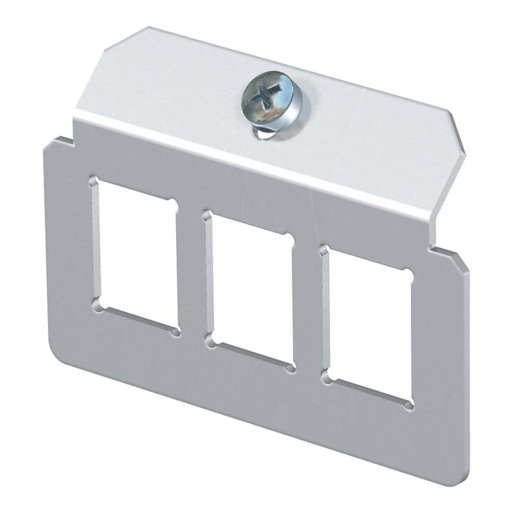 OBO Bettermann Plaque de support 3x motif de trous Type C MTM 3C