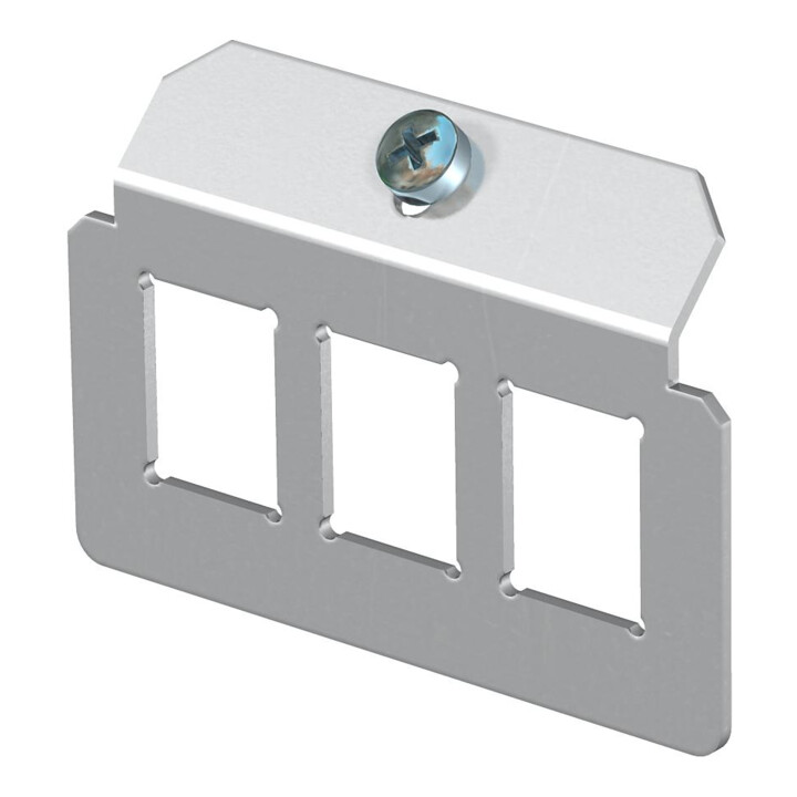 OBO Bettermann Plaque de support 3x motif de trous Type C MTM 3C