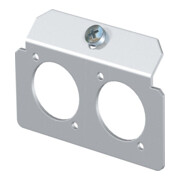 OBO Bettermann Plaque de support Vertr avec 2x motif de trous MTM 2K-1