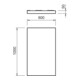 OBO Bettermann Plaque en fibres minérales 1000×600×50 mm PSX-P