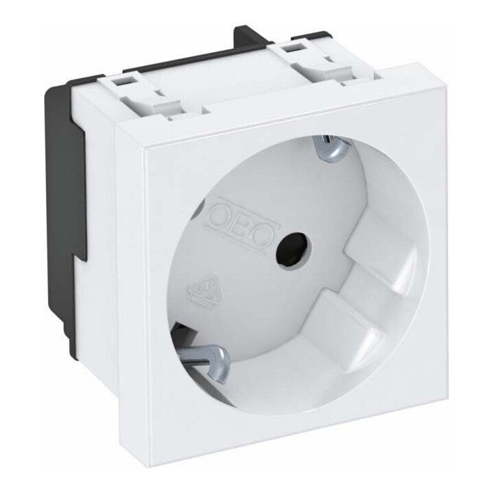 OBO Bettermann Prise 33 degrés, 1 prise avec terre STD-D3S RW1