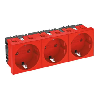 OBO Bettermann Prise multiple 3x 0° avec terre STD-D0 SRO3
